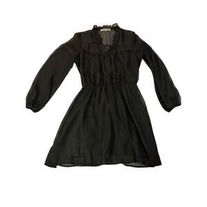 Black Layered Mini Dress